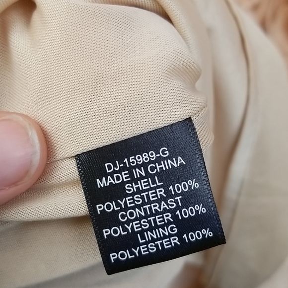 Ark & Co Sz L Peach Rose Dress VGUC - Picture 6 of 7